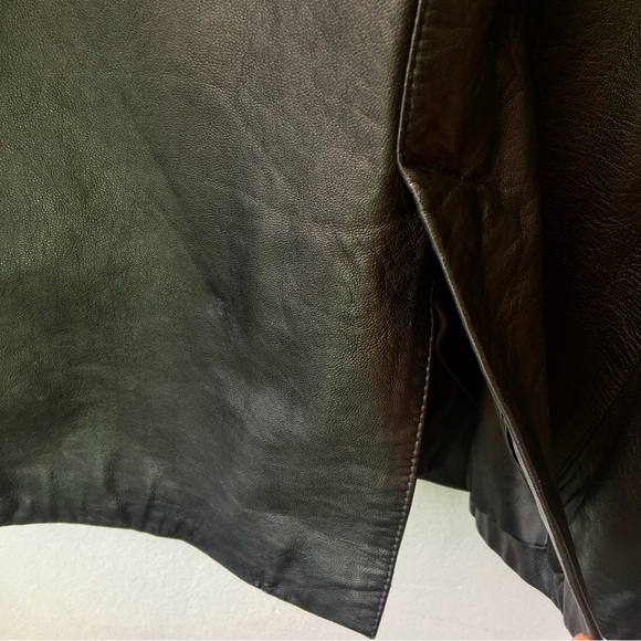 VERA PELLE authentic Italian leather women’s jacket. Size 48. Black. - Picture 13 of 16